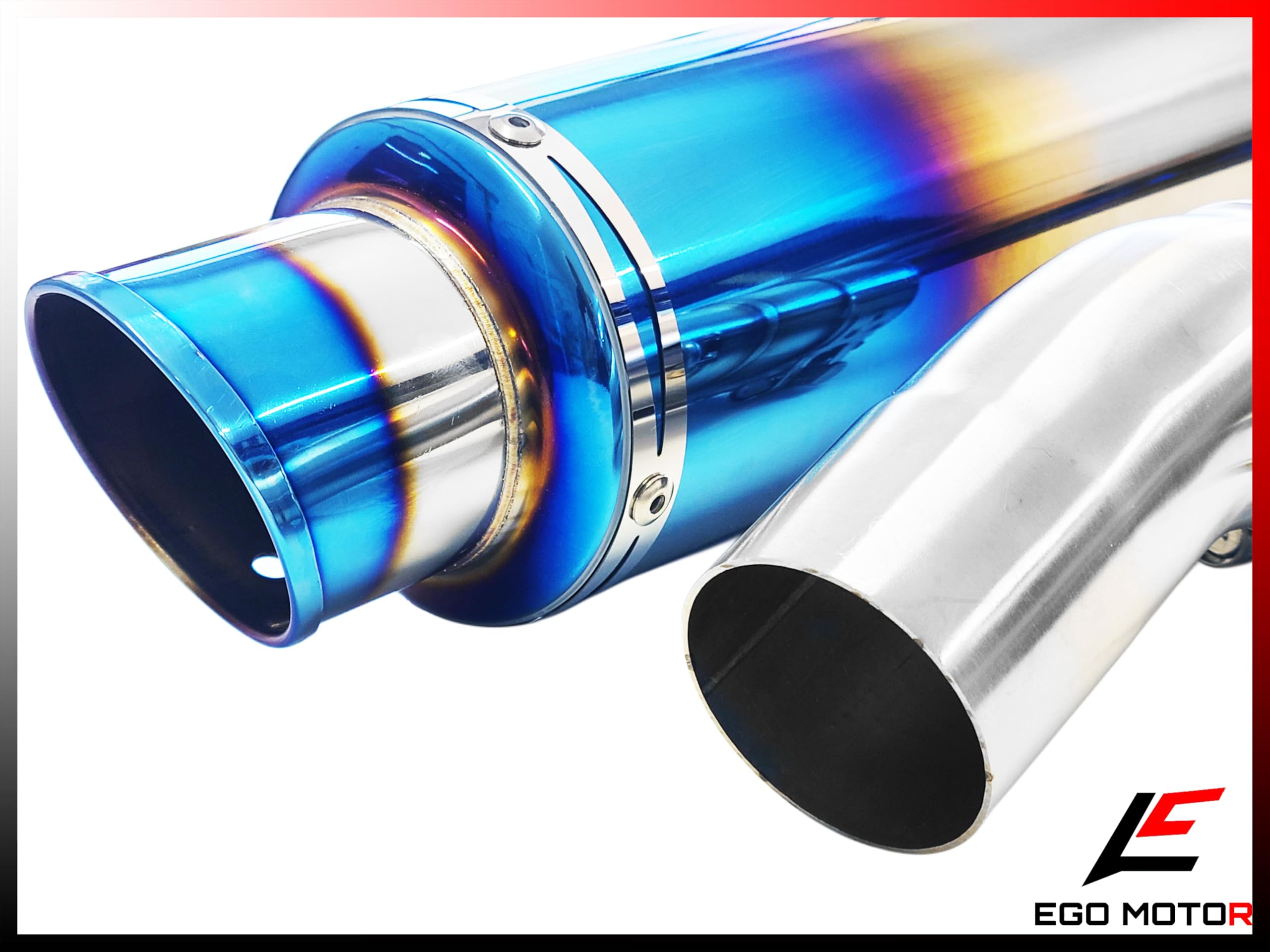 Amazon | a305-51 純正エキパイ対応 ステン チタン焼き 風 GT